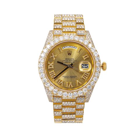 gold bust down rolex|40mm bussdown Rolex preowned.